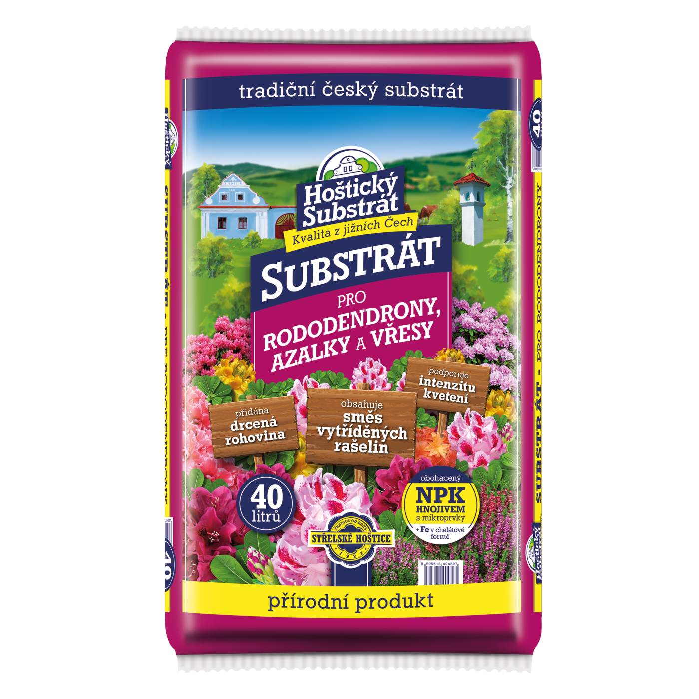 Hoštický substrát pro rododendrony, azalky a vřesy
