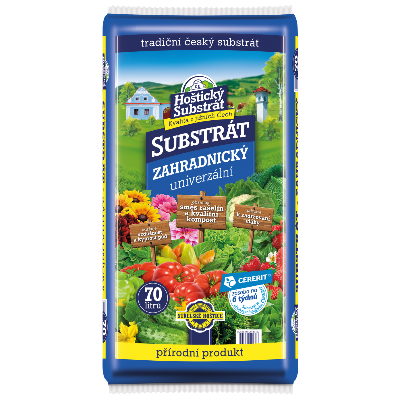 Hoštický substrát - Zahradnický substrát