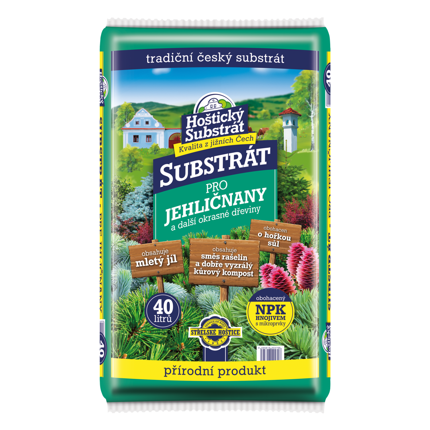 Hoštický substrát - Substrát pro jehličnany a jiné okrasné rostliny