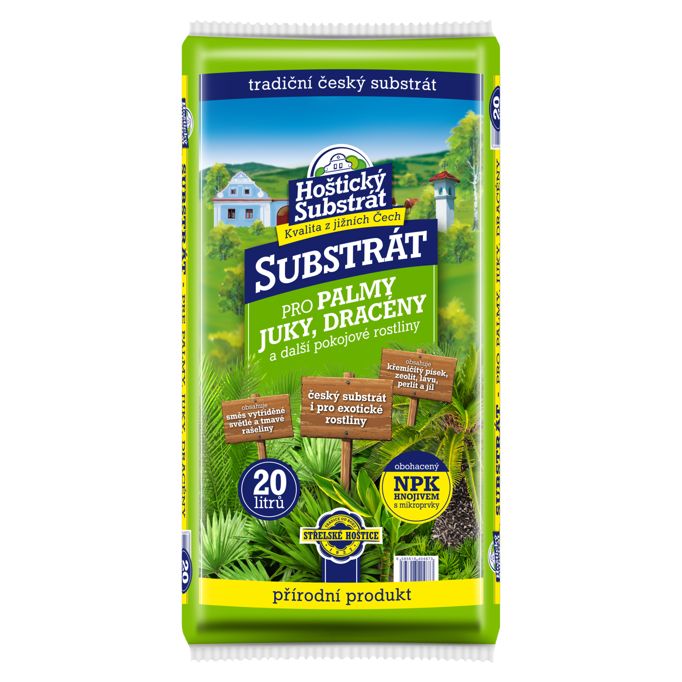 Hoštický substrát - Substrát pro palmy, juky, draceny